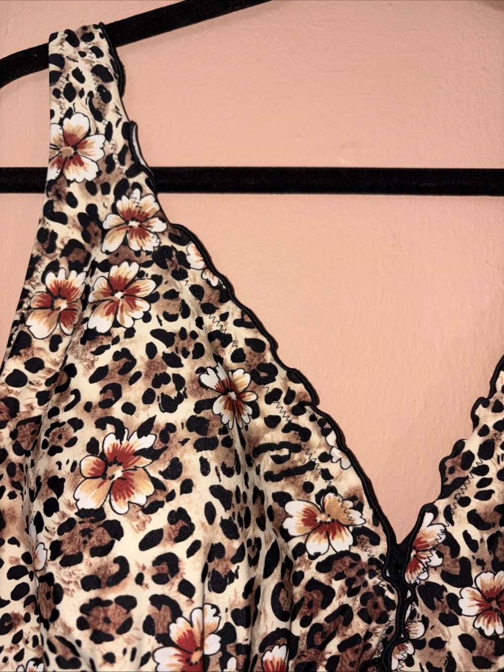 Profile by Gottex Black/ Leopard Onepiece Swimwear Size 18W - Picture 4 of 10